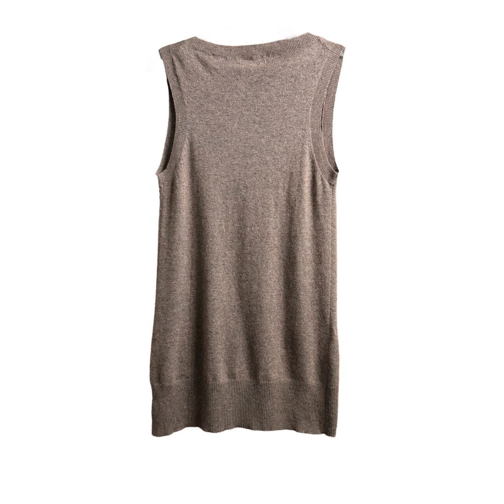 BCBG MAXAZRIA (NWT) Wool Blend, Deep V Neck Sweater Vest, Size Large - Picture 3 of 15